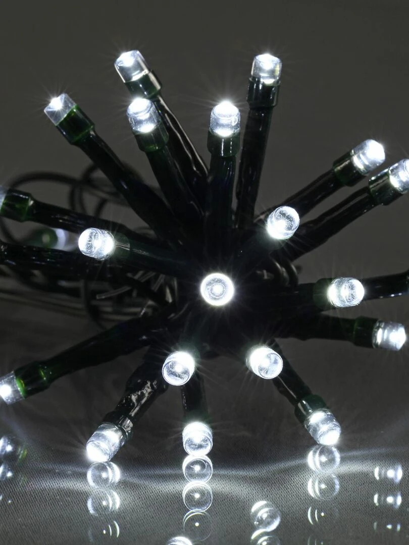 Guirlande lumineuse exterieur blanc 40m Blanc