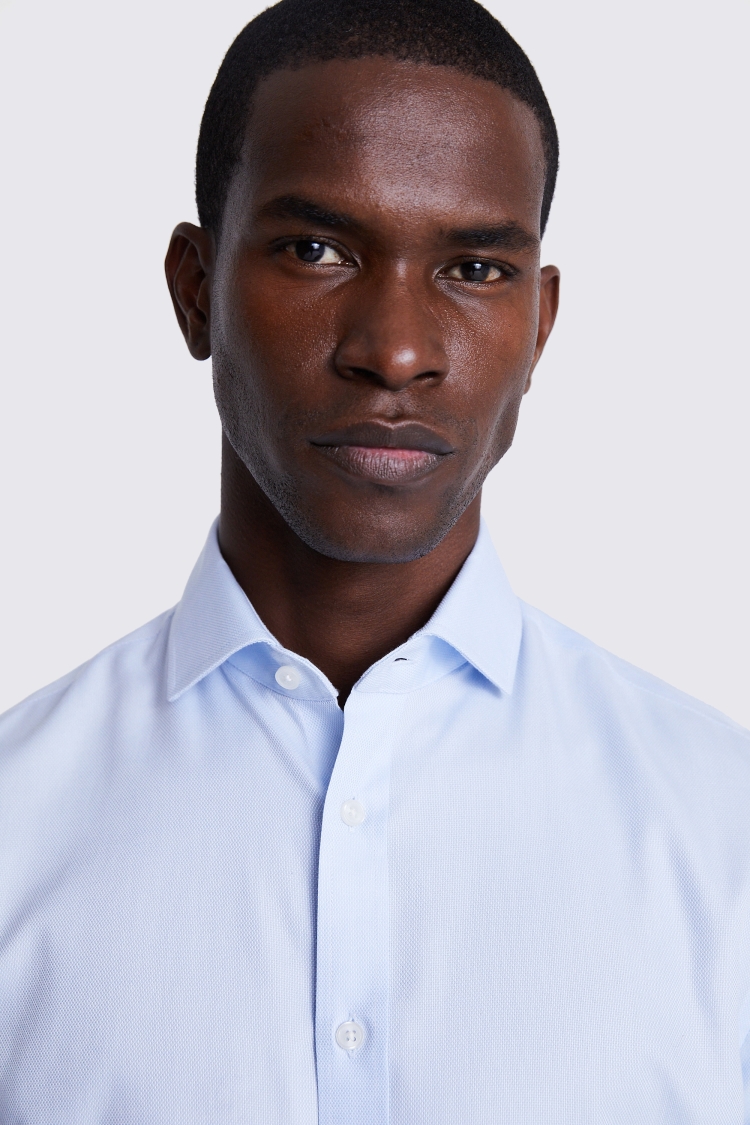 Slim Fit Sage Dobby Stretch Shirt   Buy Online at Moss