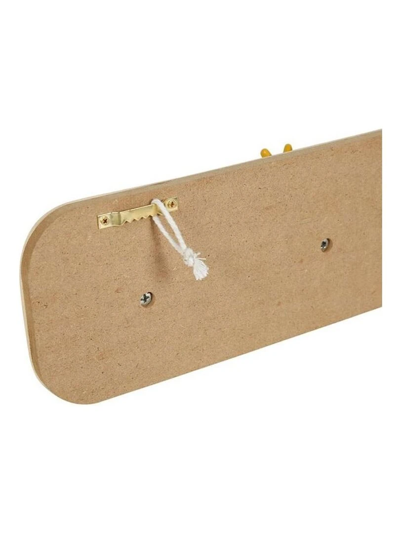 Patère 5 têtes animaux Beige