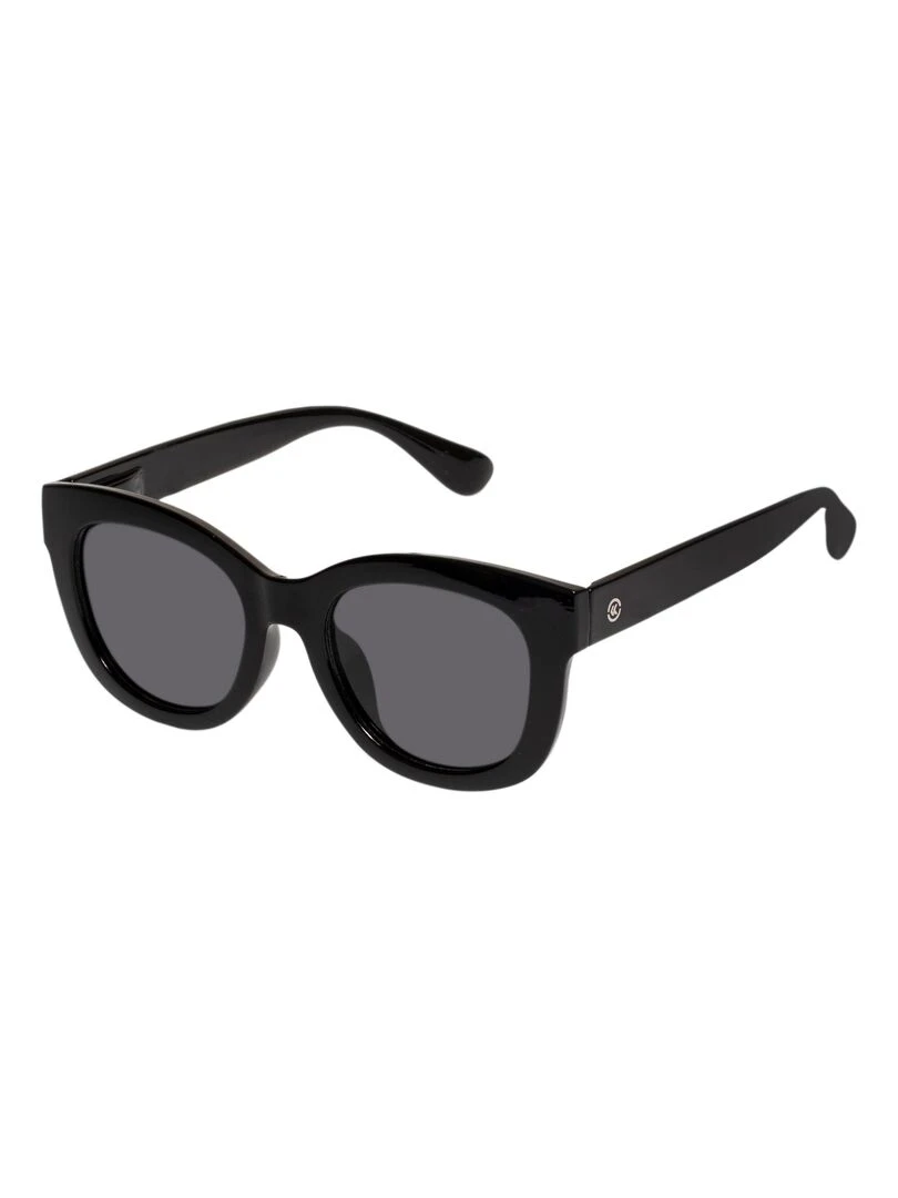 Lunettes de soleil Femme Rectangulaires Noir Noir