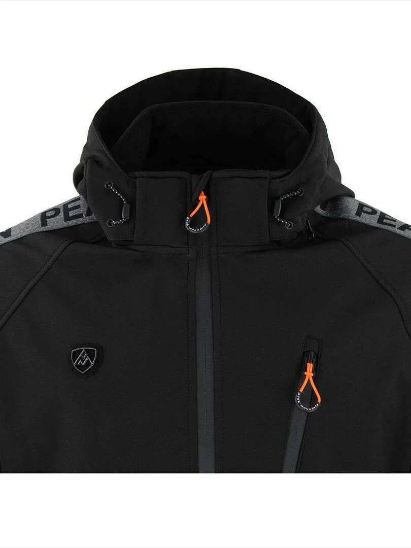 Blouson softshell CARGAN   PEAK MOUNTAIN   Noir Noir