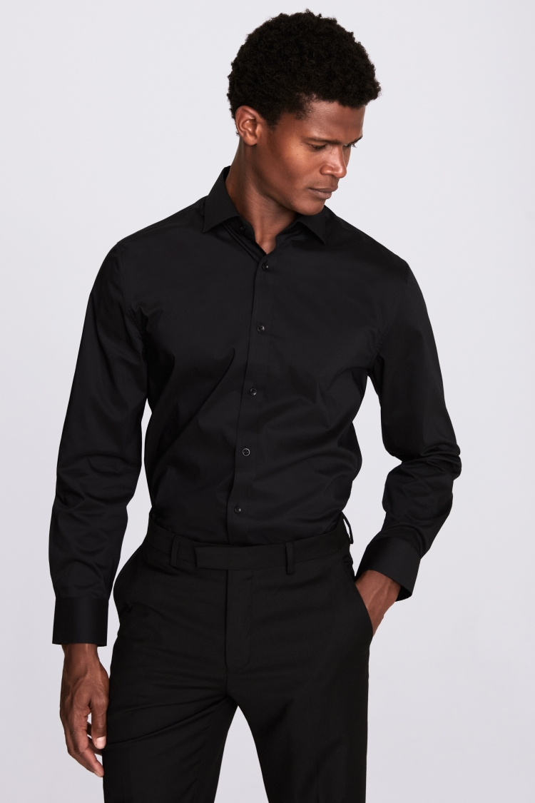 Tailored Fit Dusty Pink Stretch Shirt   Buy Online at Moss