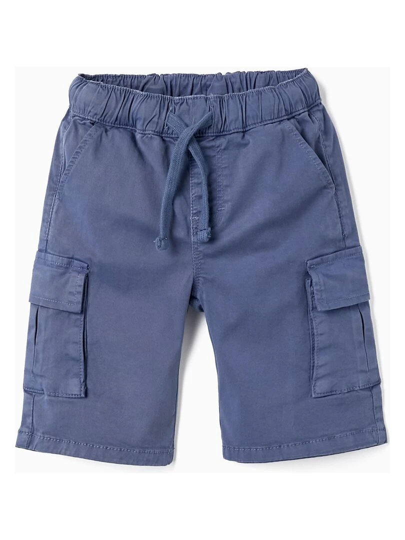 Shorts de sport en sergé pour garçon SICILIAN DAYS Bleu