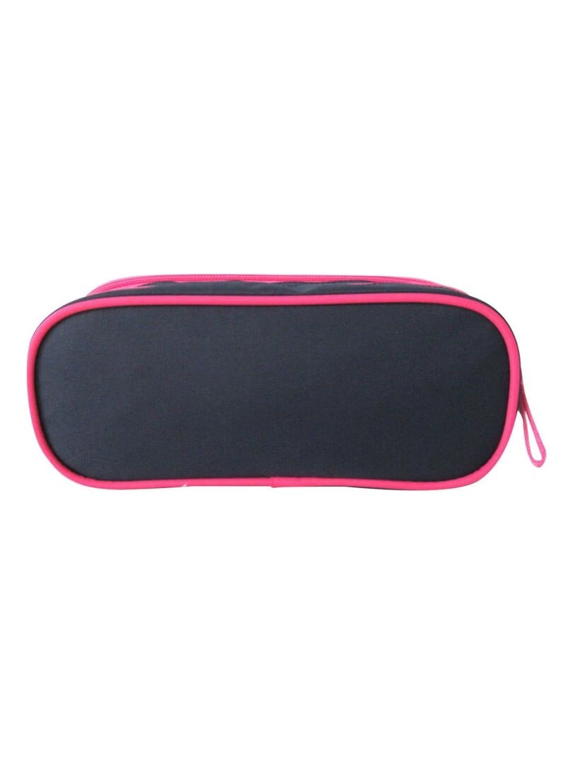 Trousse scolaire 2 compartiments Lililou Bleu marine   Bleu