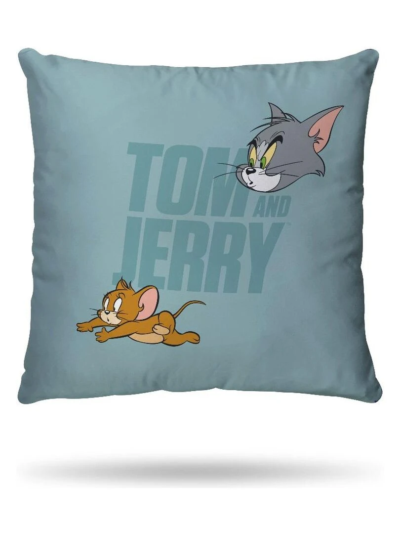 Housse de couette Tom and Jerry try and catch me 140x200 cm   100% Coton   Bleu