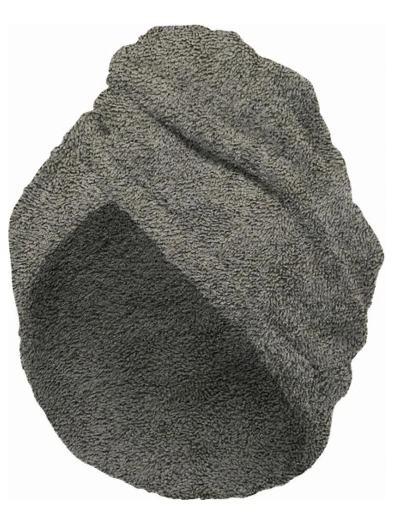 Serviette Sèche Cheveux Vert/Gris Gris Vert