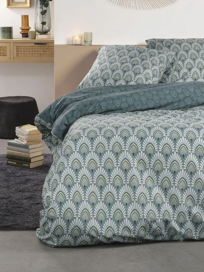 Parure de lit 'CRAZY ALEX' 'TODAY' Bleu