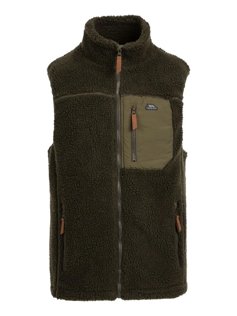 Trespass Veste sans manches BUCKLESS Kaki