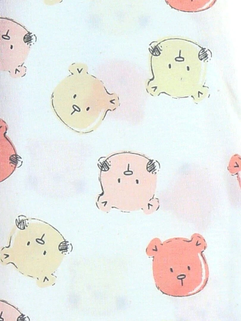 Pyjama combi longue iconique en coton bio    Noukie's   Rose