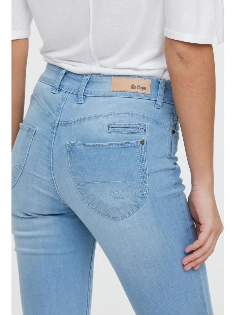 Lee Cooper   Jean coton slim JANA   Bleu ciel