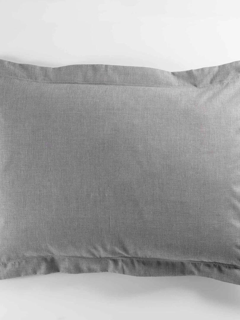 Taie d'oreiller Collection Actuallys Gris