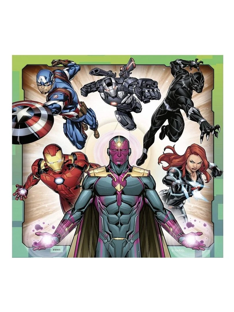Puzzle 3x49 pieces Puissants Avengers   N/A