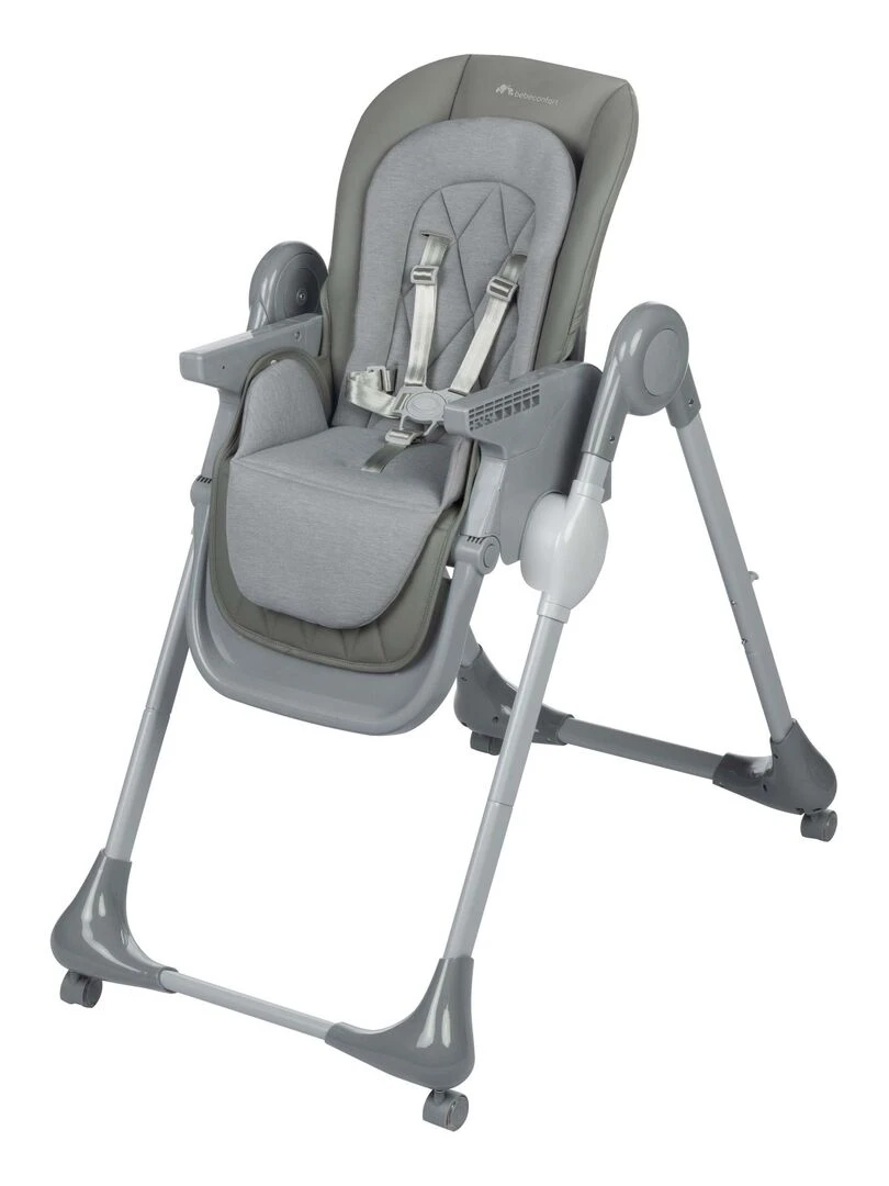 BEBECONFORT Chaise haute bébé OLEA  évolutive  multi positions  0 à 3 ans (15 kg)  Tinted gray   Gris Gris