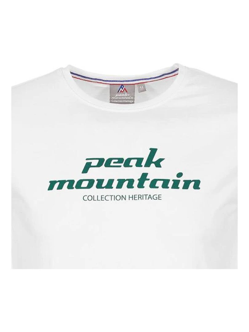 T shirt manches courtes homme COSMO   PEAK MOUNTAIN   Blanc