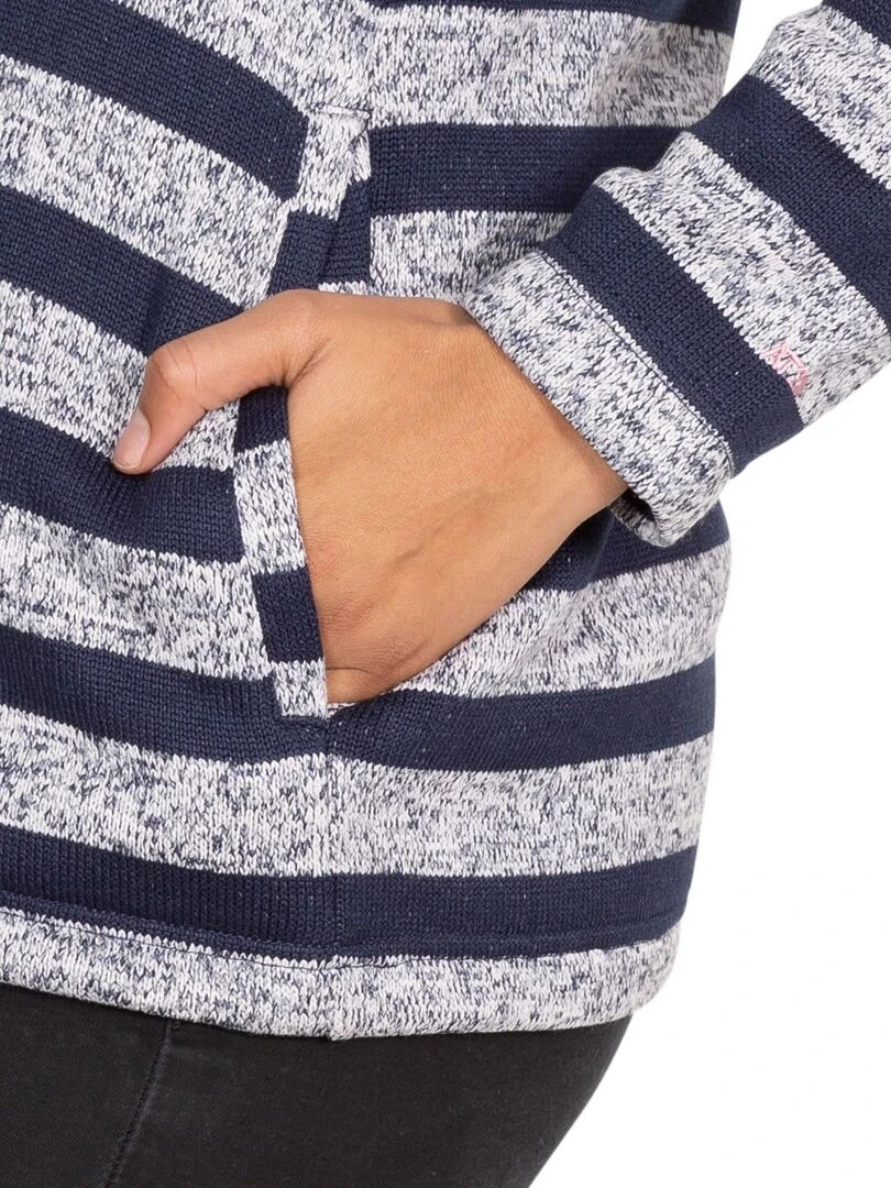 Trespass   Sweat à capuche SOCIETY   Bleu marine