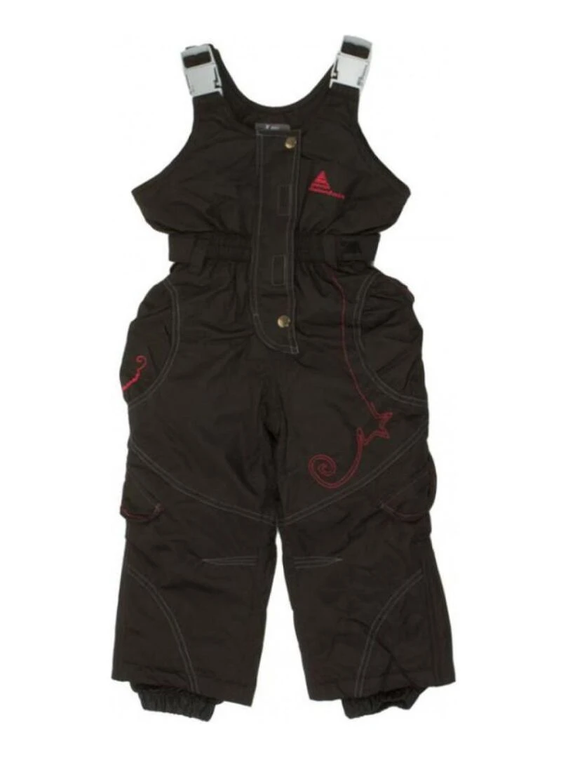 Salopette de ski fille FOMBLUXI PEAK MOUNTAIN Noir Noir