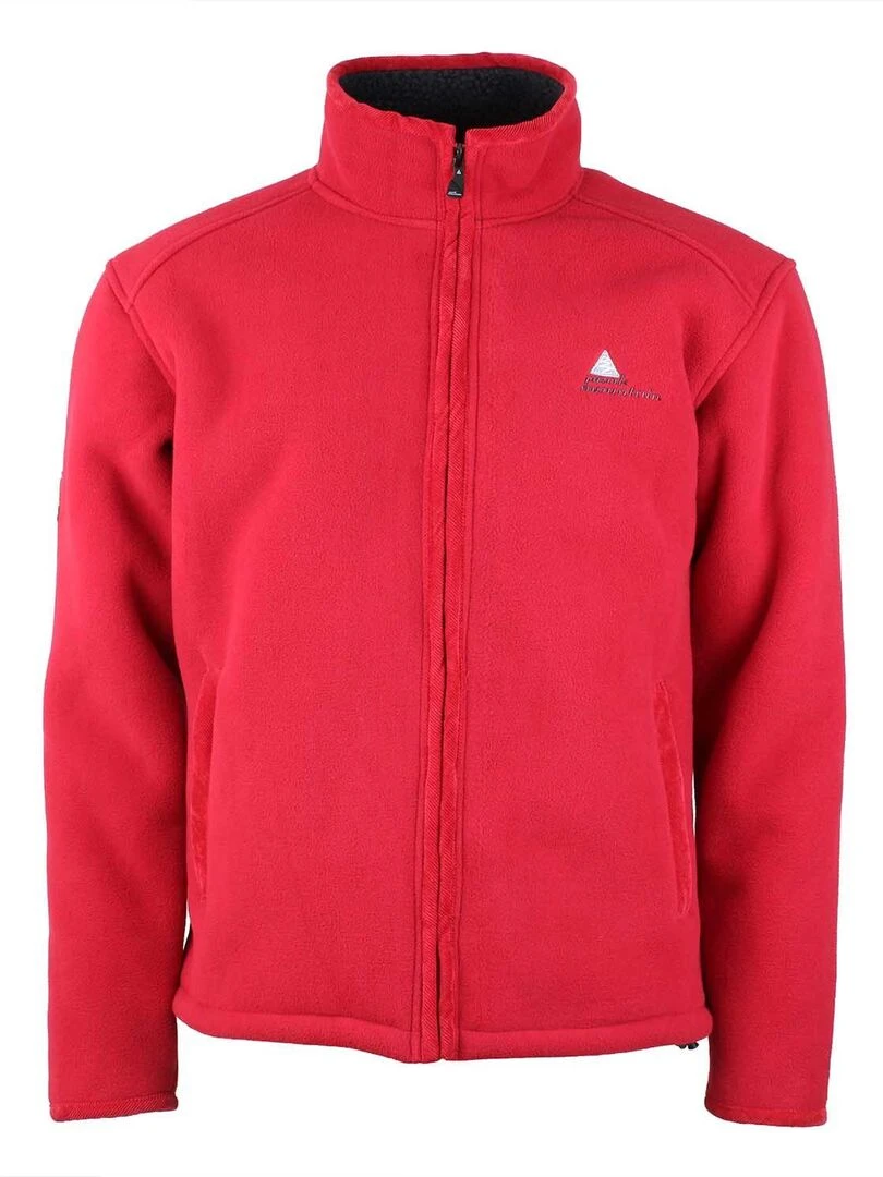 Blouson polaire homme CECOUR PEAK MOUNTAIN Rouge