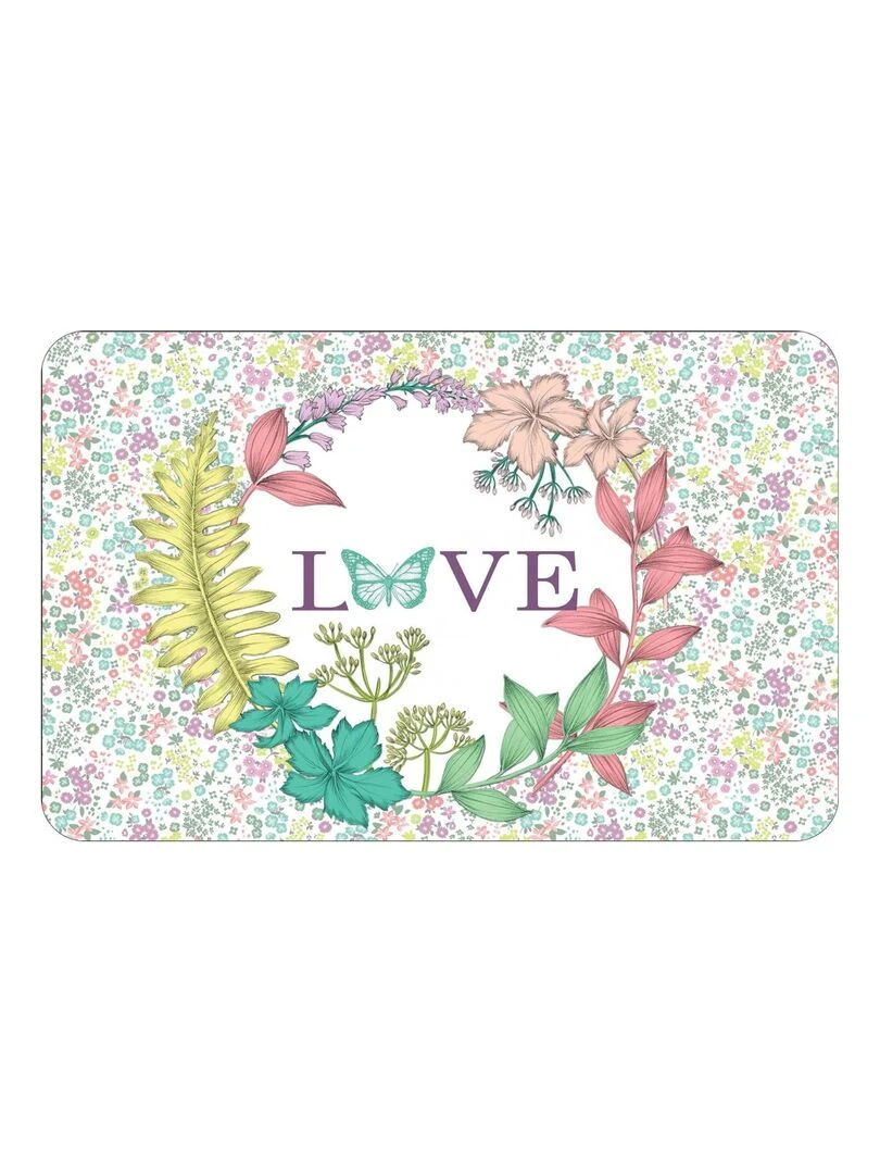 Set de table opaque Fresh liberty Rose