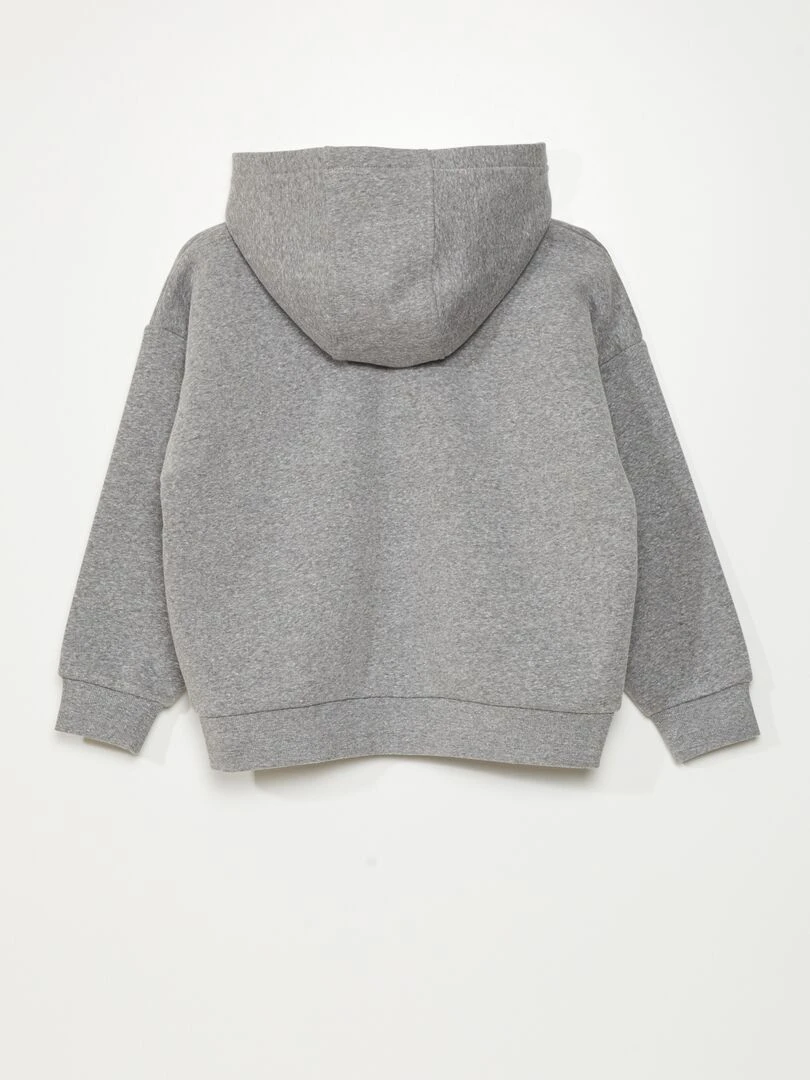 Sweat en molleton Gris chiné