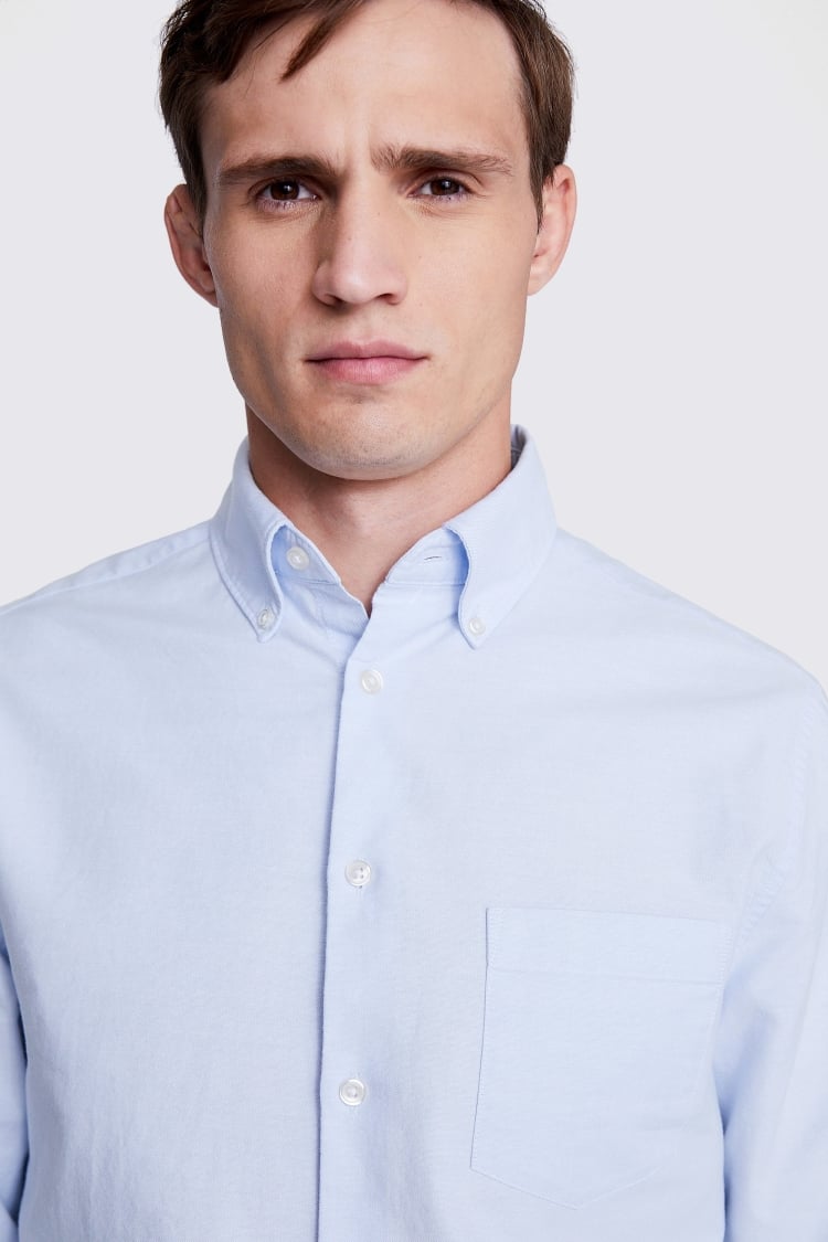 Sky Washed Oxford Shirt   Buy Online at Moss