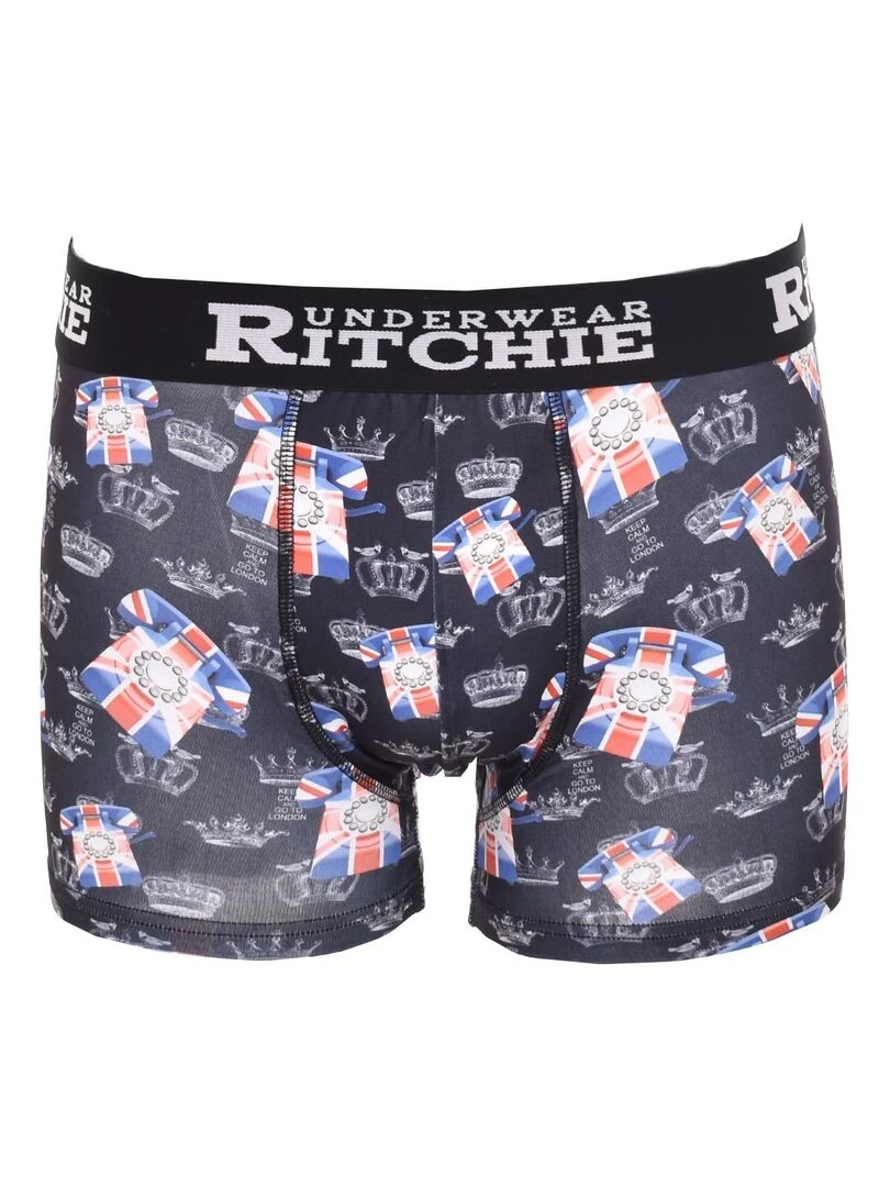 Boxer motifs ROKE BOY Noir