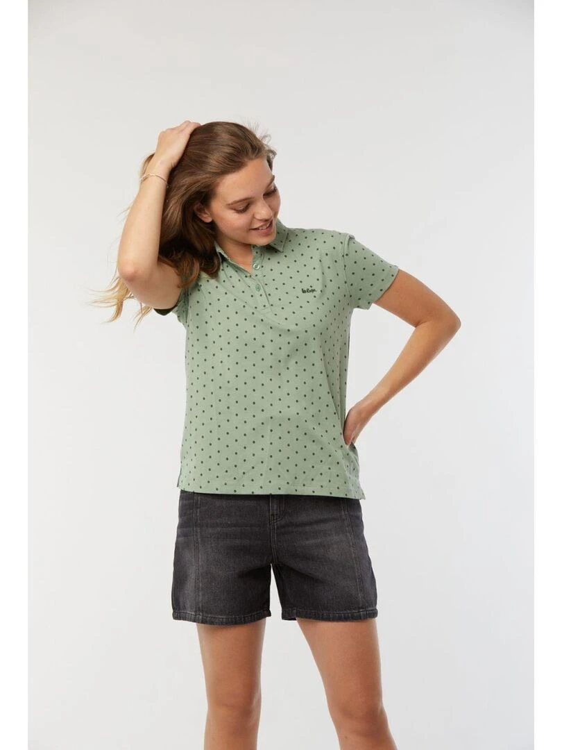 Lee Cooper   Polo manches courtes coton regular BEA   Vert