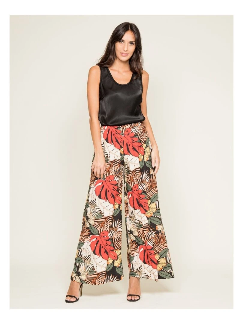 Top soyeux FIRENZ   Noir