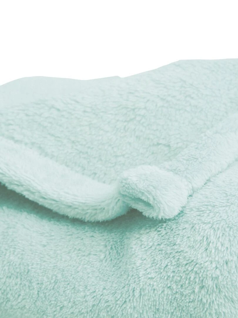 Couverture unie microdoux Vert sapin