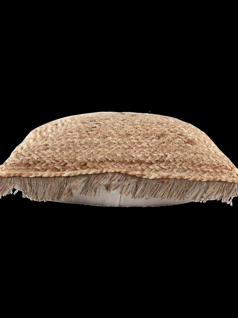 Coussin déhoussable et carré Beige