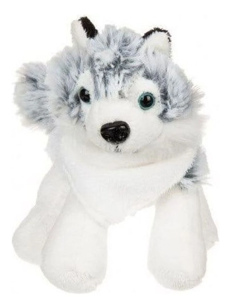 doudou Histoire d'ours Chien Gris MM 23cms HO2492 Husky Pantin Gris