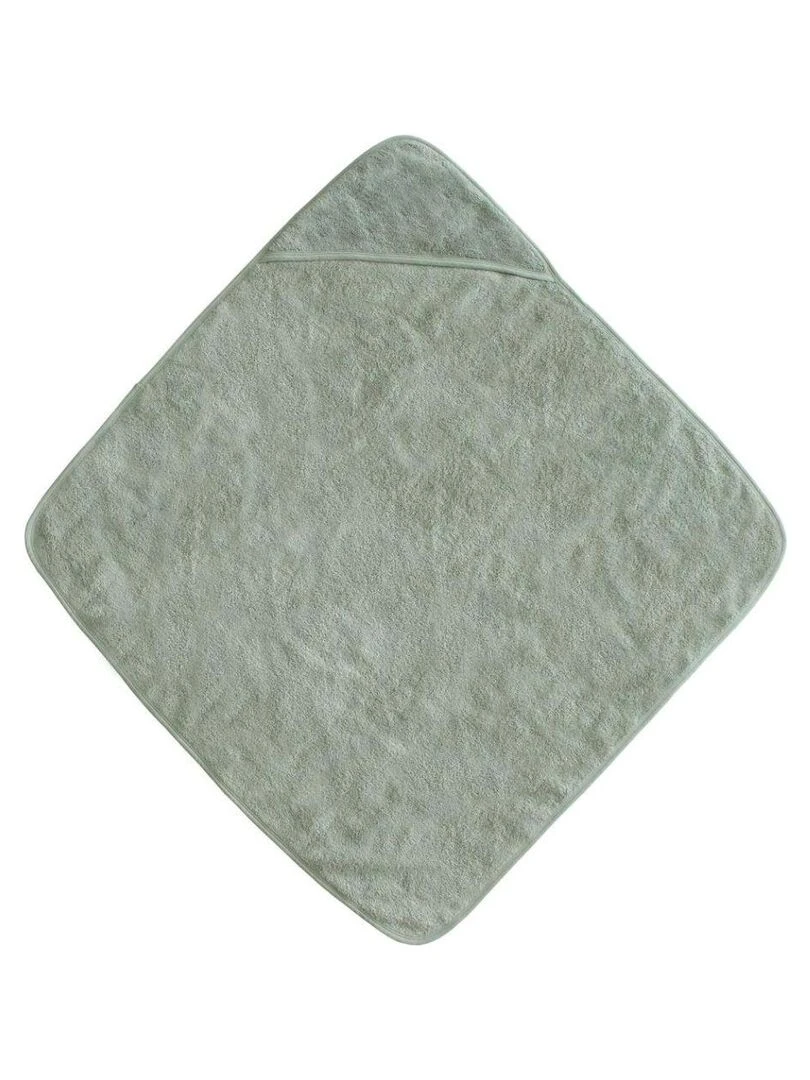 Cape de bain en coton bio Moss Vert