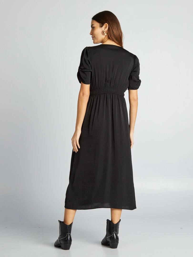 Robe de cérémonie grossesse noir
