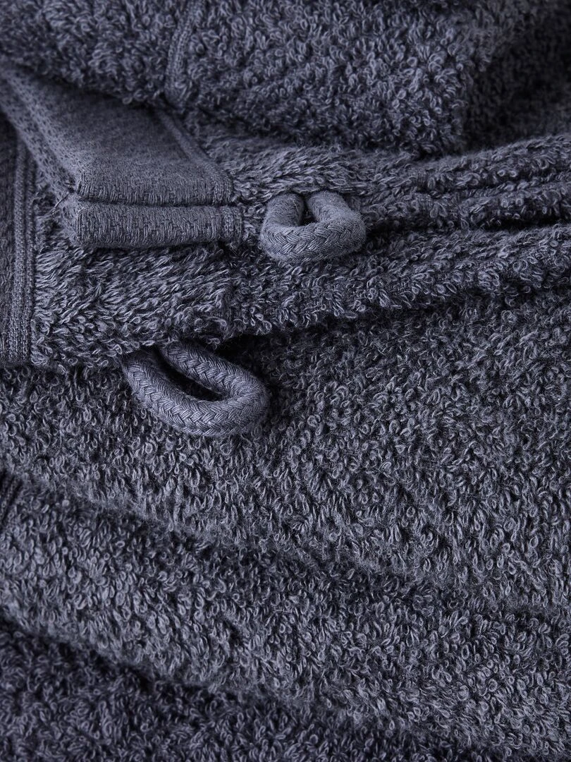 Lot de bain 8 pièces Gris foncé