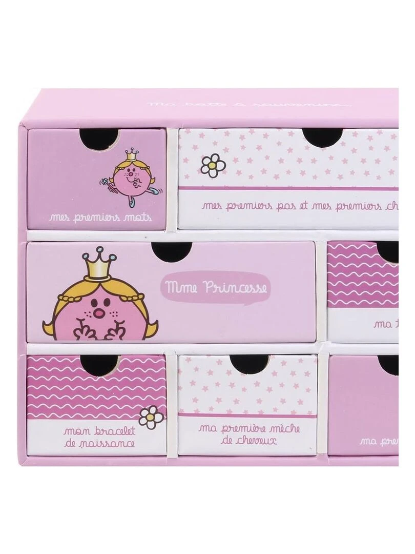 Boite à souvenirs Mme Princesse   Rose