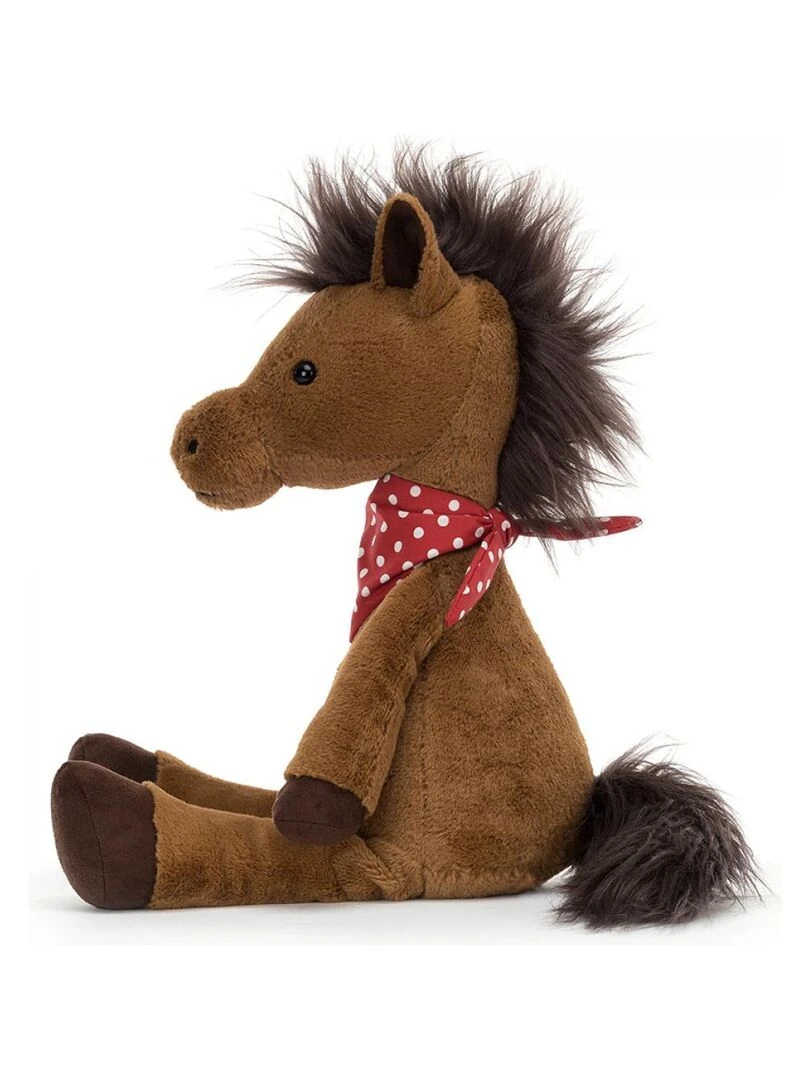 Peluche Orson cheval   H: 35 cm   Marron