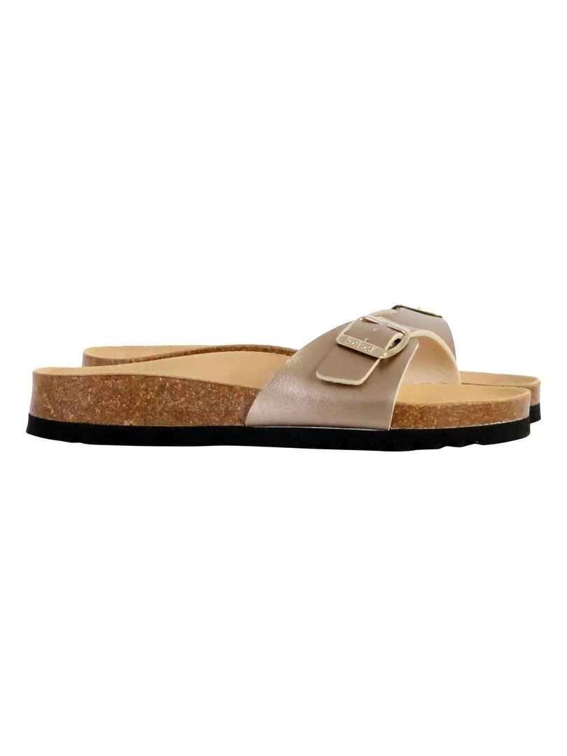 Mules Cuir Scholl Estelle   Gris