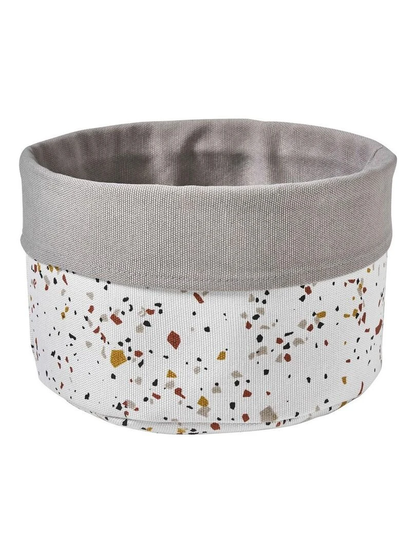 Guy Levasseur   Lot de 2 paniers de rangement polycoton blanc   Blanc