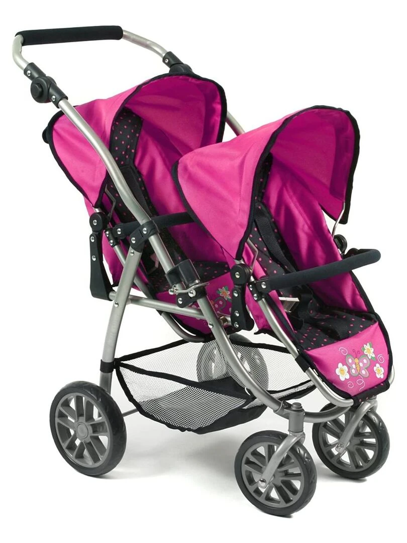 Poussette Tandem Buggy Vario Bleu Rose N/A