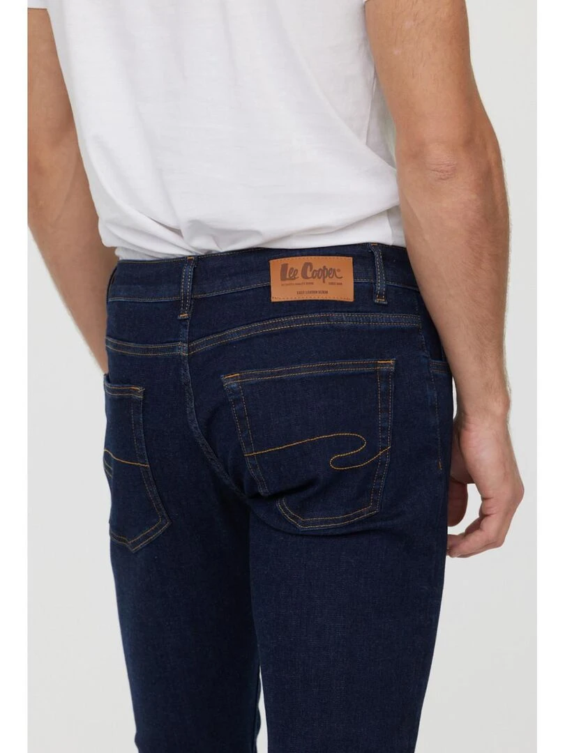 Lee Cooper   Jean coton slim LC128   Bleu
