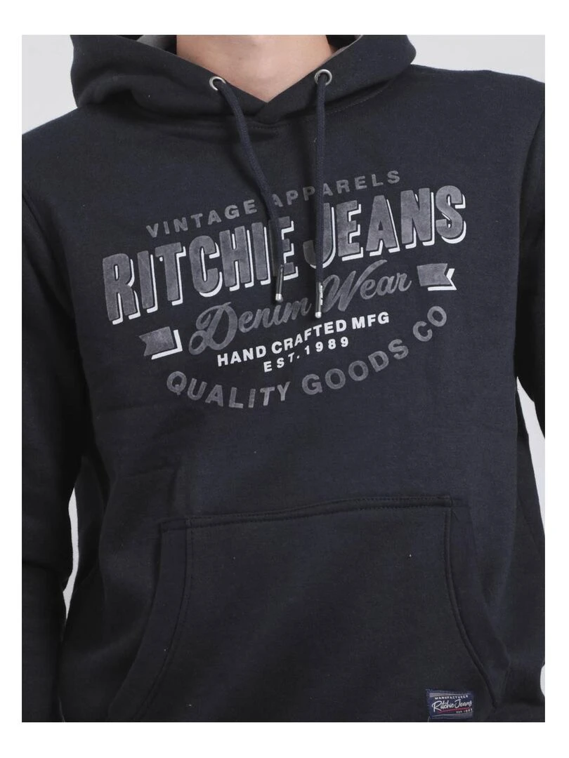 Sweat capuche WOMATIC   Bleu marine