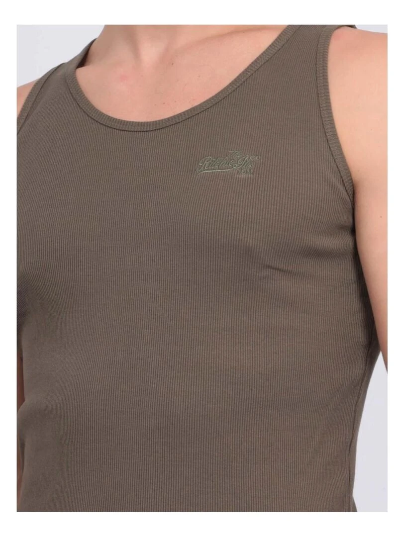 Débardeur pur coton organique WILFRIED III   Kaki