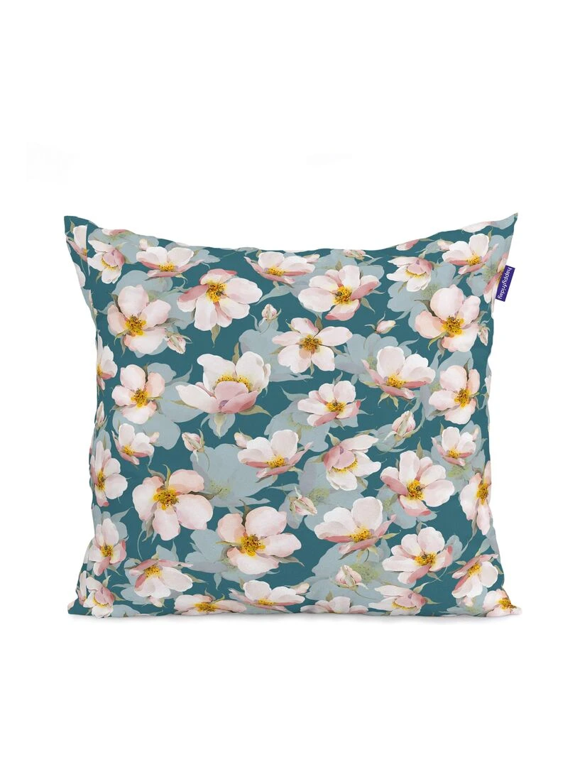 Housse de coussin Spring blossom "Happyfriday"   Blanc