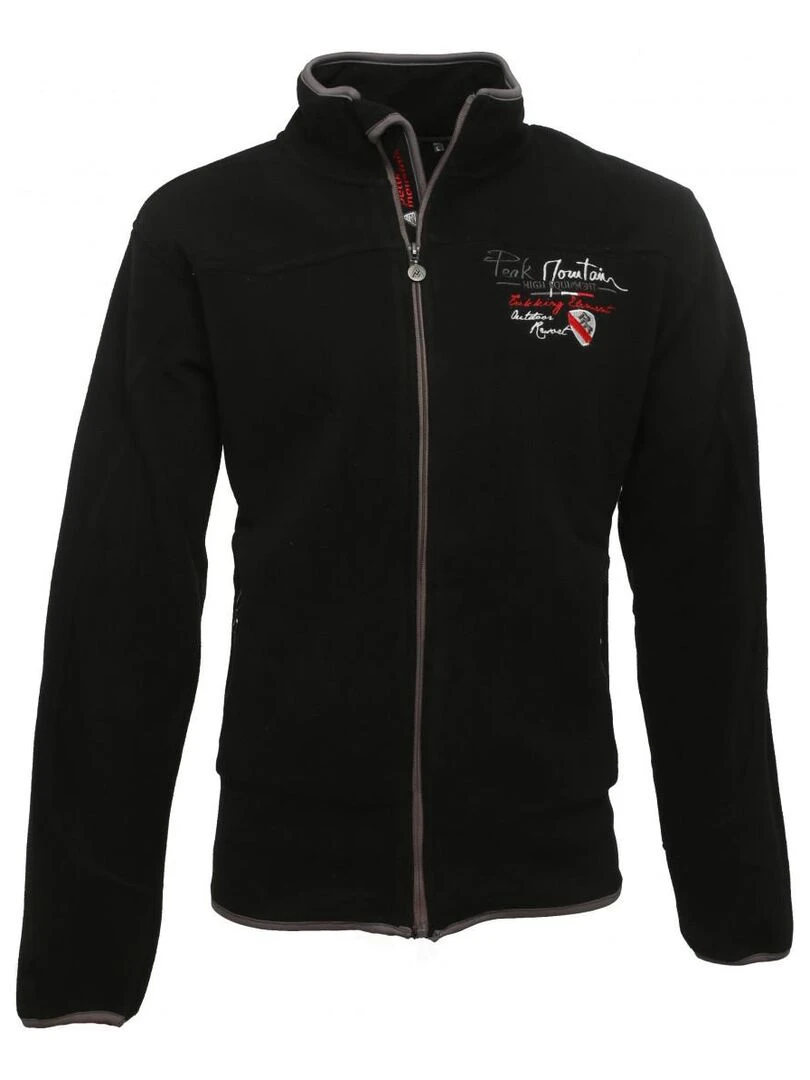 Polaire homme CONAC PEAK MOUNTAIN Noir Noir