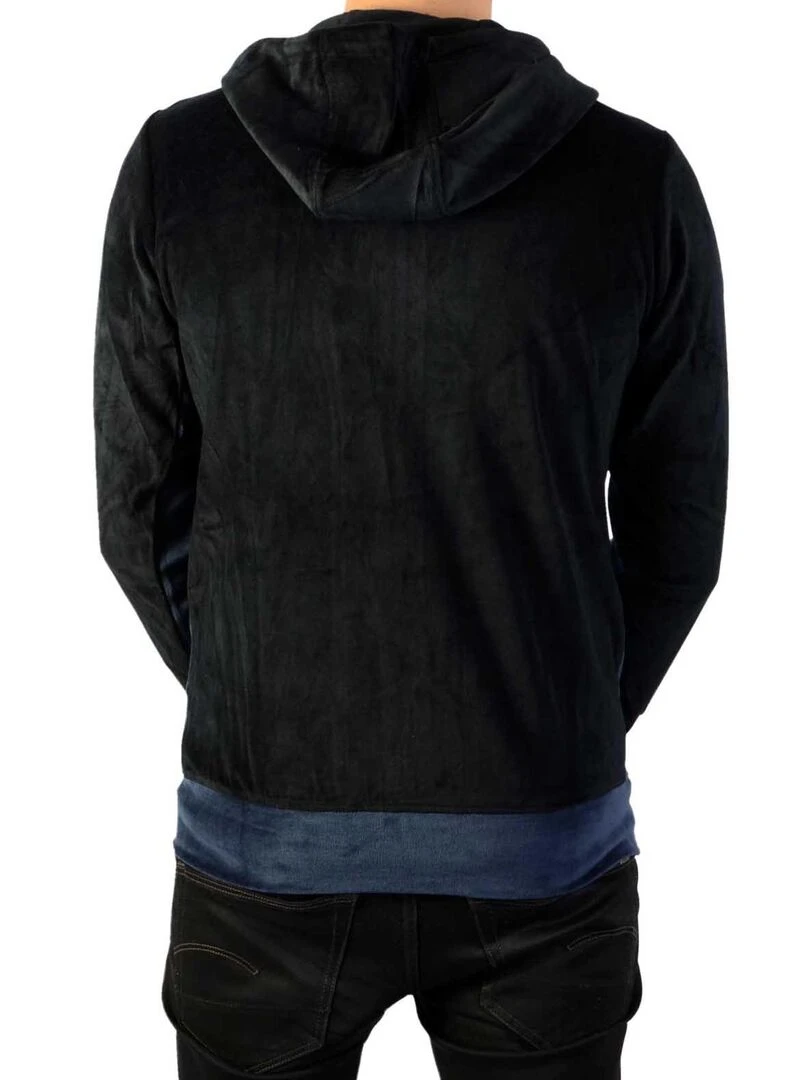 Sweat Zippé à Capuche Ellesse   Noir