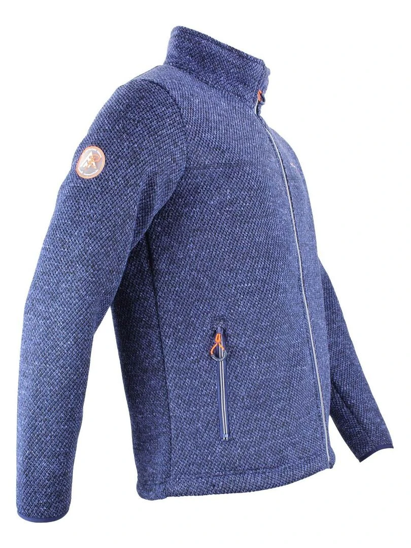 Blouson polaire homme CAMERON   PEAK MOUNTAIN   Bleu marine