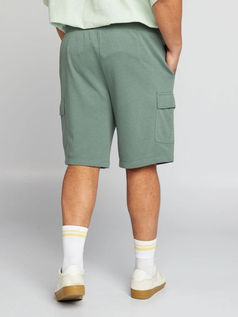 Bermuda avec poches à rabat   Vert
