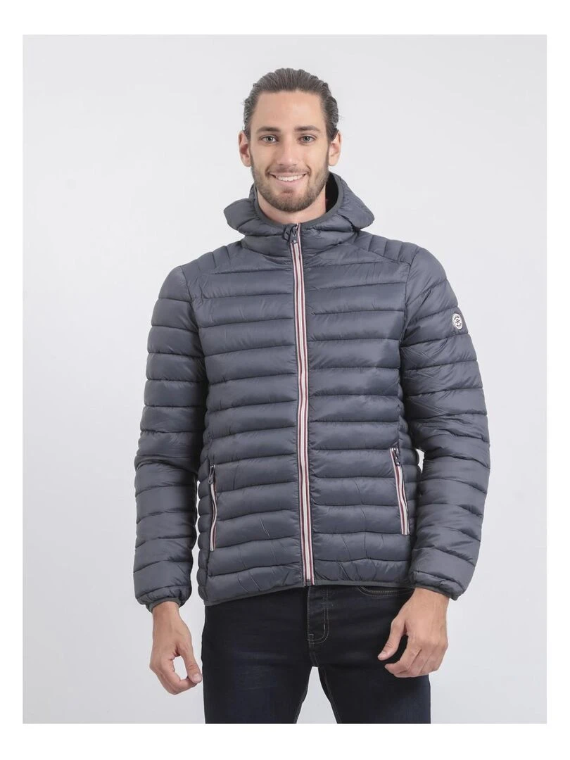 Doudoune légère capuche ZILLING Gris
