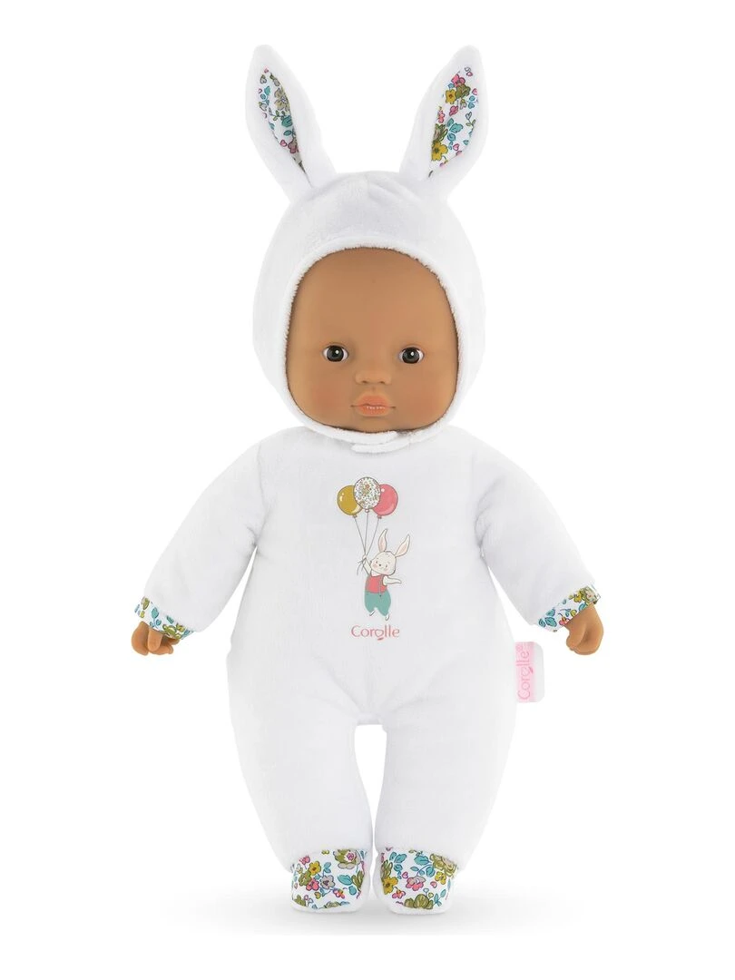 Poupon Pti'Cœur Lapin Blanc Multicolore