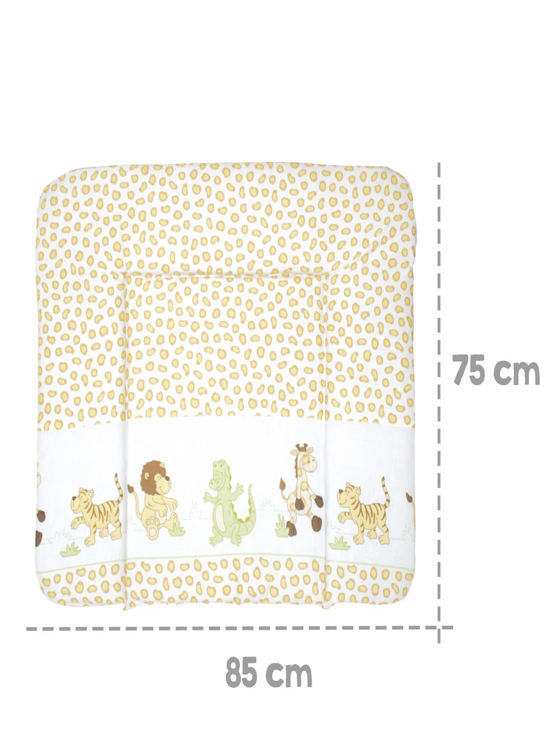 ROBA Matelas À Langer "Safari" 85x75 Revêtu De PU Jaune