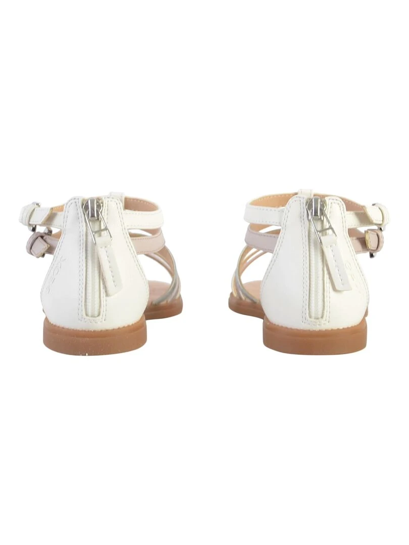 Sandale Enfant Geox Karly   Blanc Rose clair